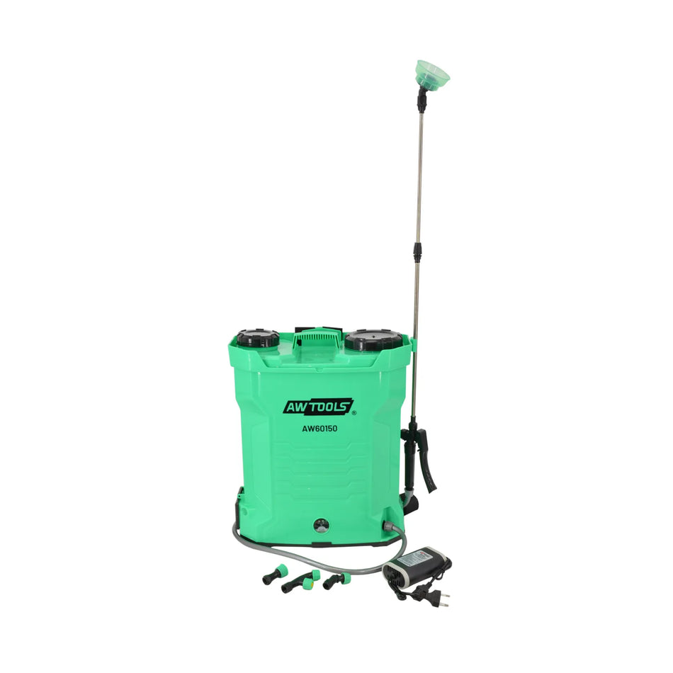 AWTools Accu rugspuit met dubbele filtratie 20 L