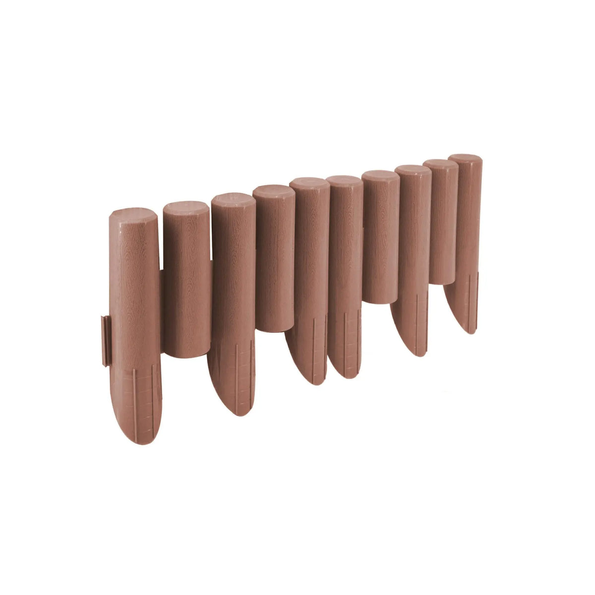 AWTools Tuinpalisade bruin 8-delig 2,3m