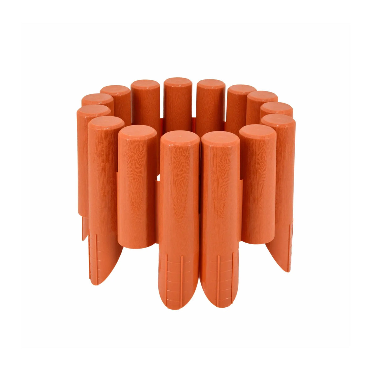 AWTools Tuinpalisade terracotta 8-delig 2,3m
