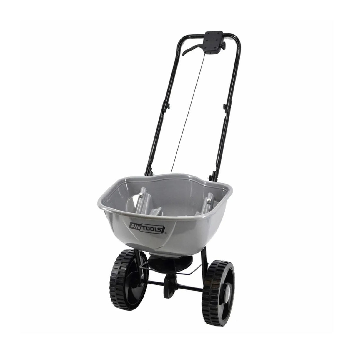AWTools Tuinzaaier met stalen frame en lange duwbeugel 15L