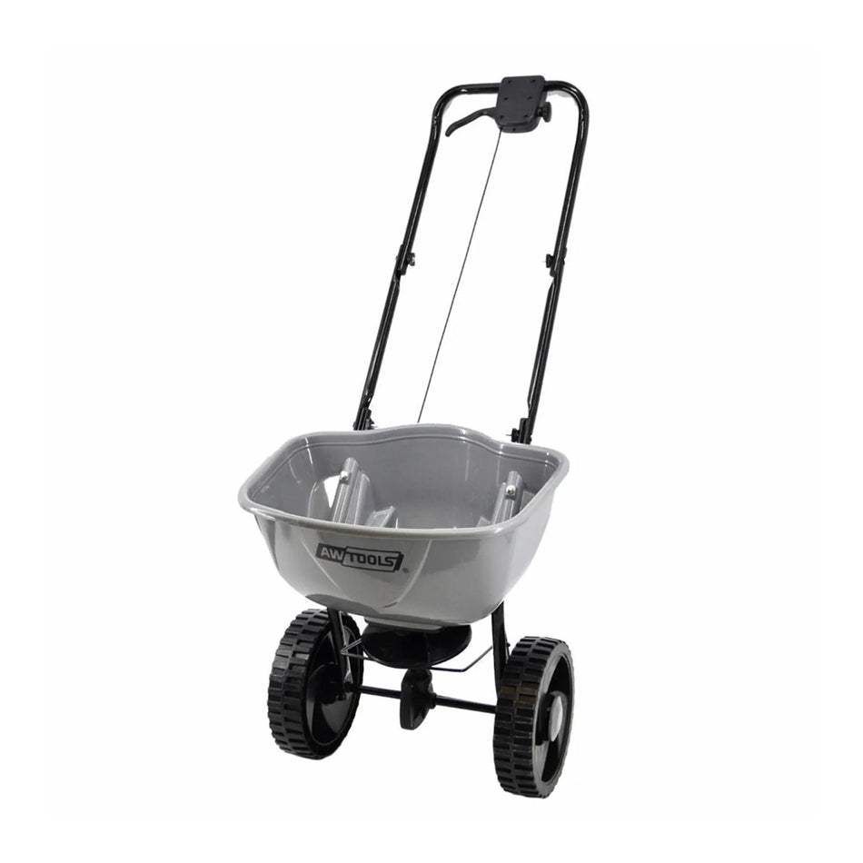 AWTools Tuinzaaier met stalen frame en lange duwbeugel 15L