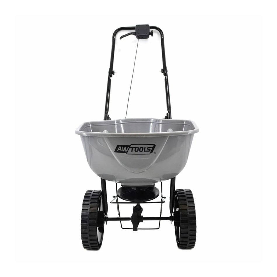 AWTools Tuinzaaier met stalen frame en lange duwbeugel 15L
