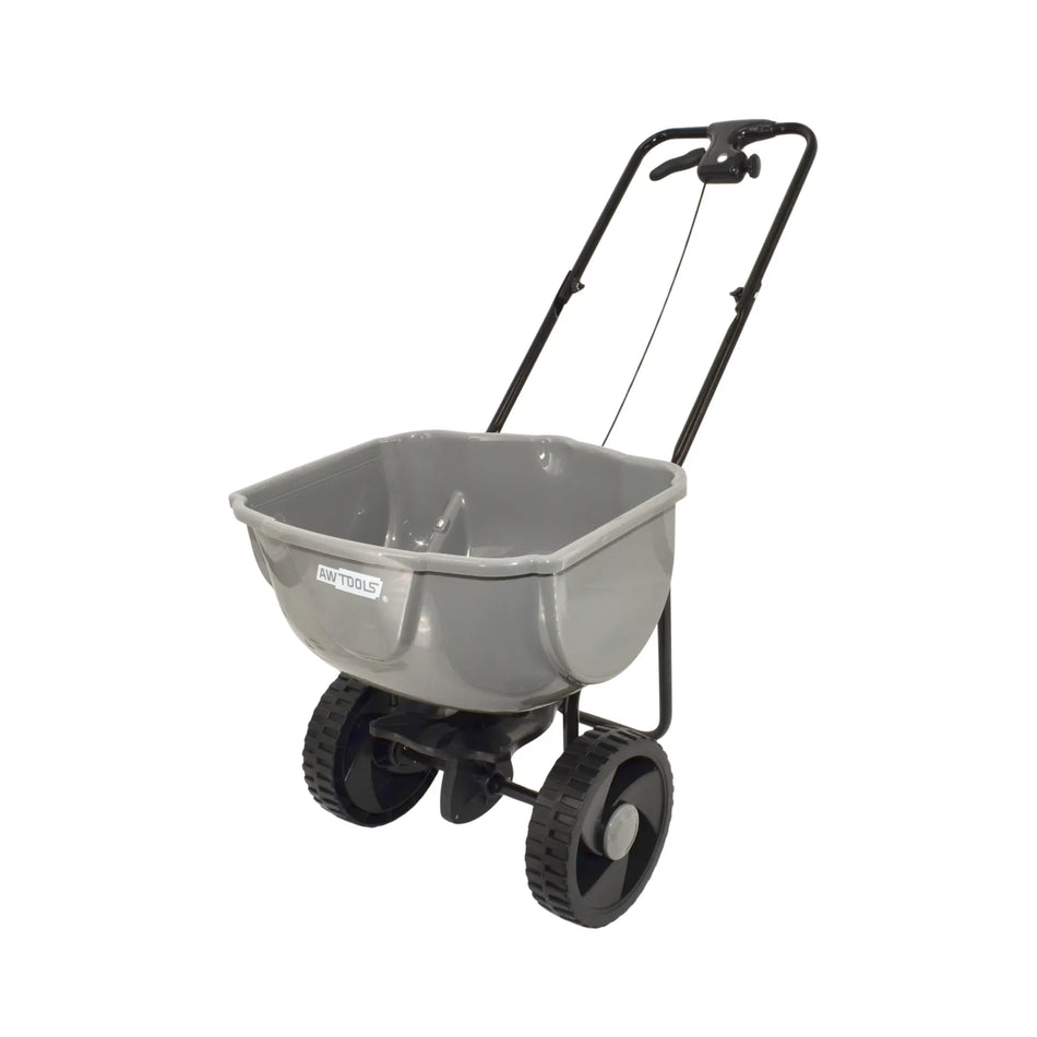 AWTools Rotatiezaaimachine met stalen frame en lange duwbeugel 27L