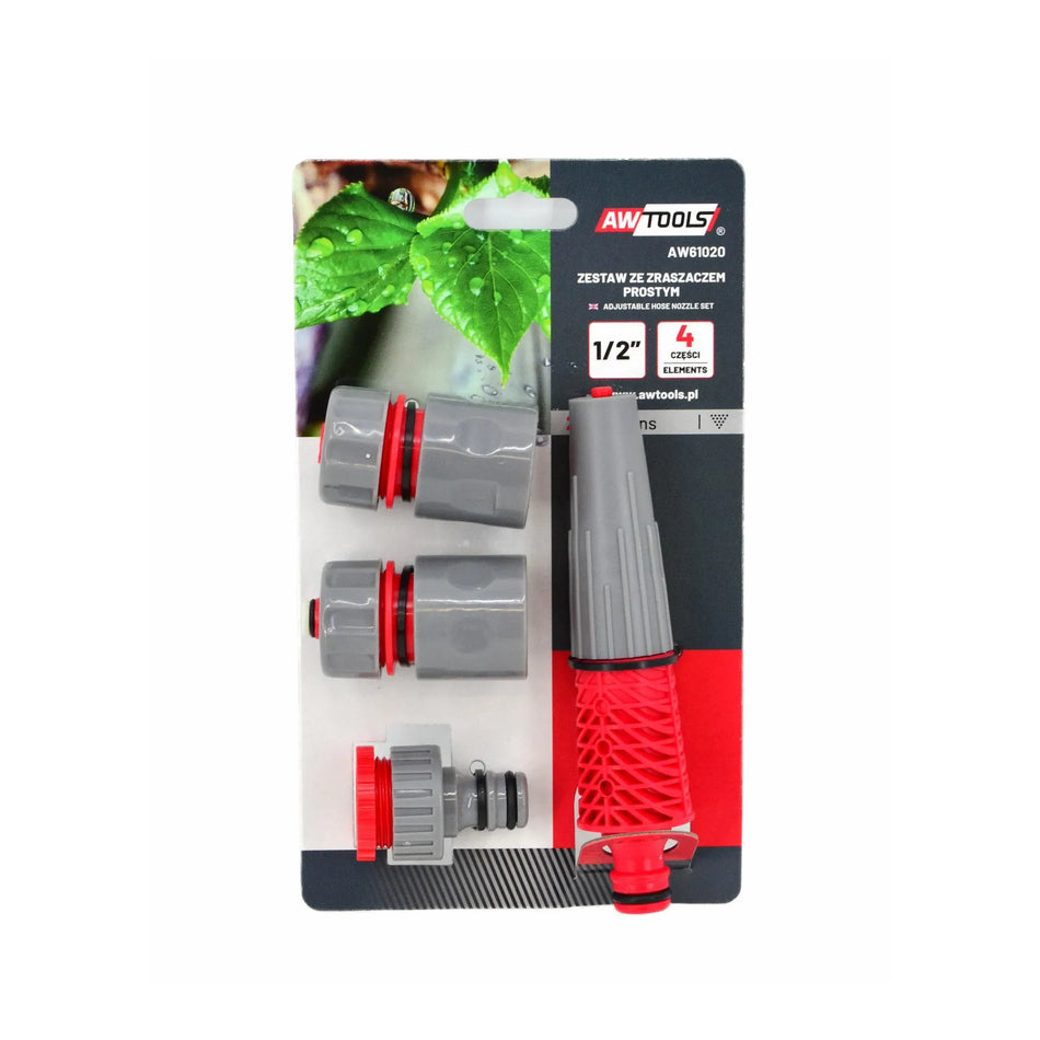 AWTools Tuinsproeiset 4-delig ABS 1/2"