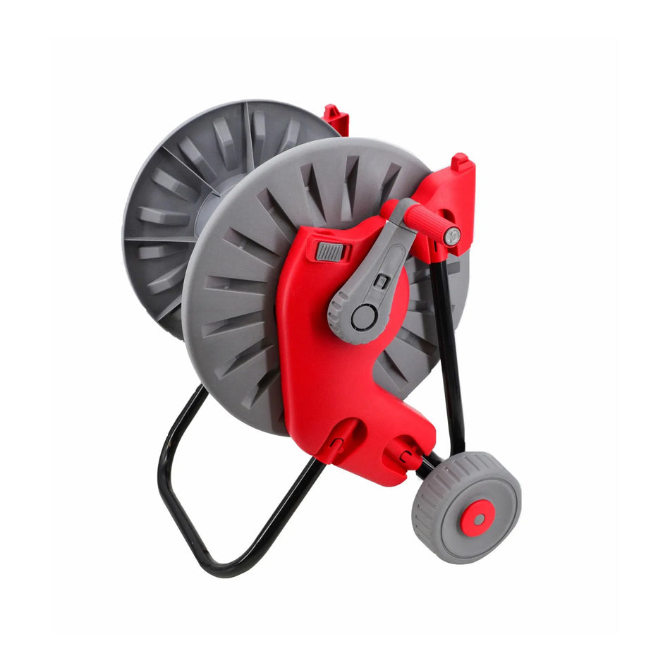 AWTools Haspel voor tuinslang met kunststof trommel 60m 1/2"