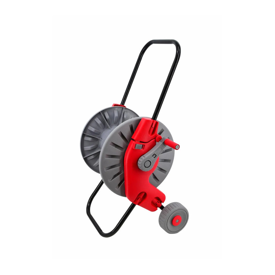 AWTools Haspel voor tuinslang met kunststof trommel 60m 1/2"