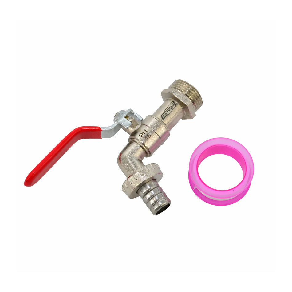 AWTools Tuinkraan verzinkt met nikkel beschermlaag 3/4" GZ1"