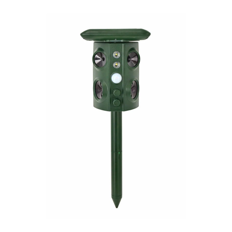 AWTools Ultrasone zonne- en USB-dierenverjager 300m2