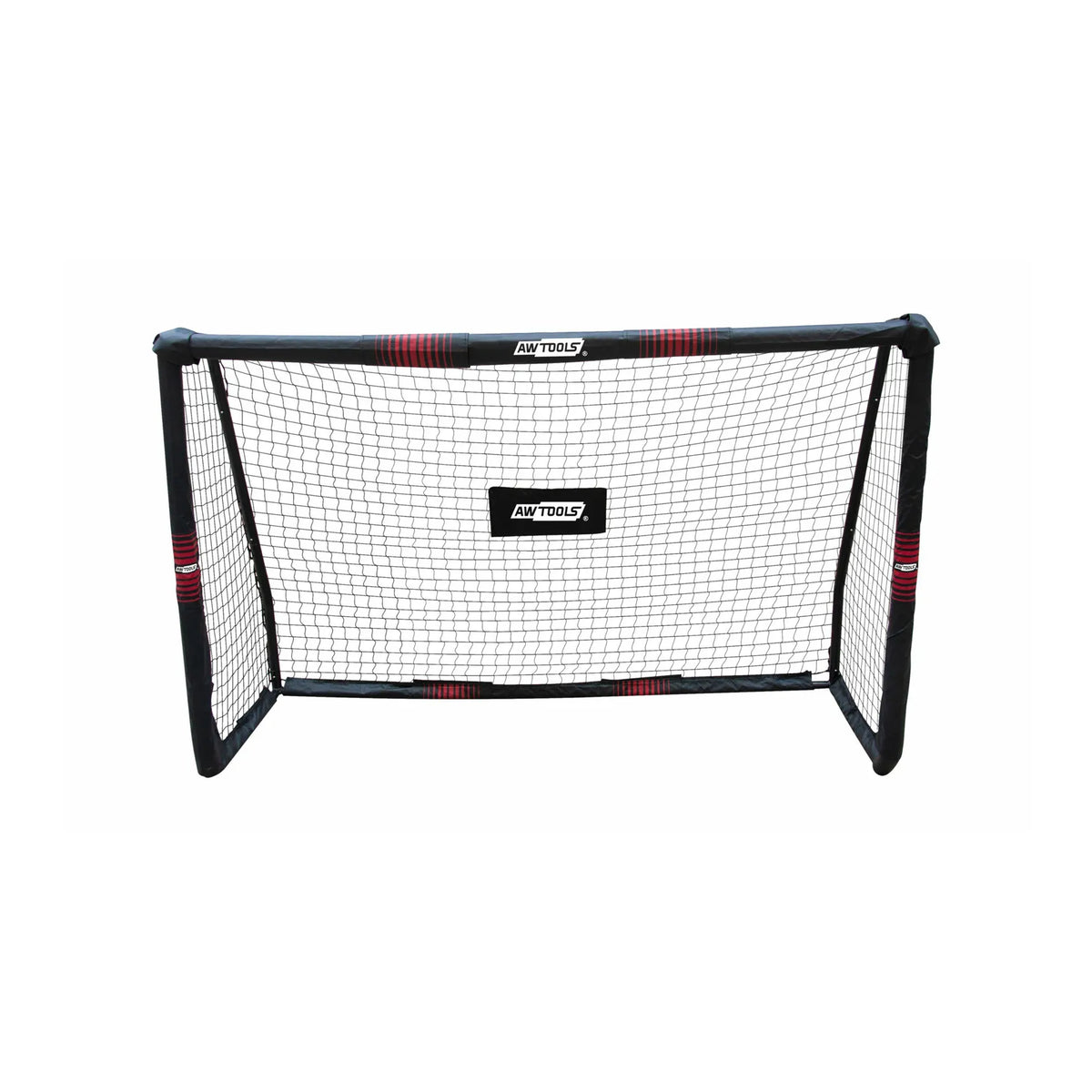 AWTools Voetbaldoel met stalen frame en schuimrubber 180x120x60 cm
