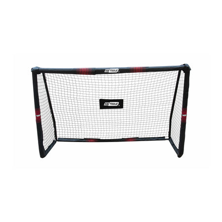 AWTools Voetbaldoel met stalen frame en schuimrubber 180x120x60 cm