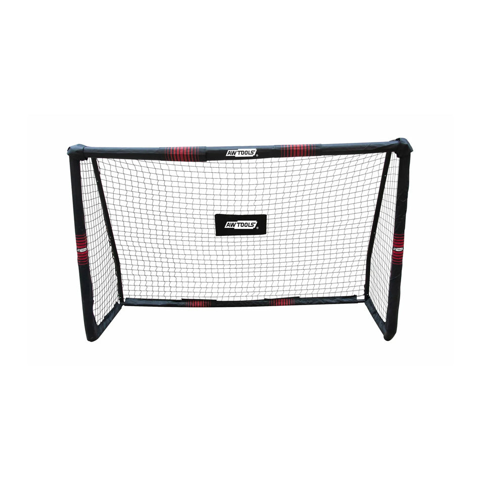 AWTools Voetbaldoel met stalen frame en schuimrubber 180x120x60 cm