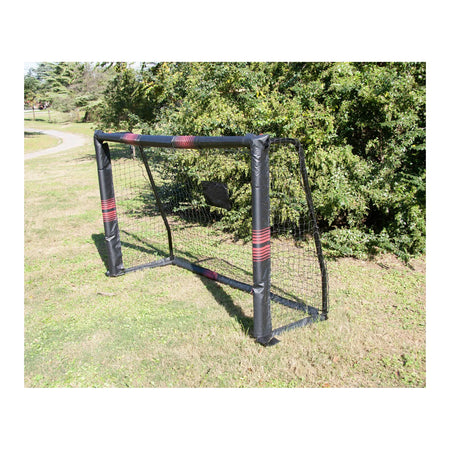 AWTools Voetbaldoel met stalen frame en schuimrubber 180x120x60 cm