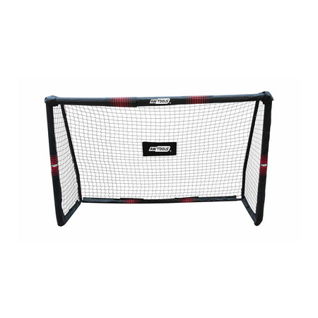 AWTools Voetbaldoel met stalen frame en schuimrubber 180x120x60 cm
