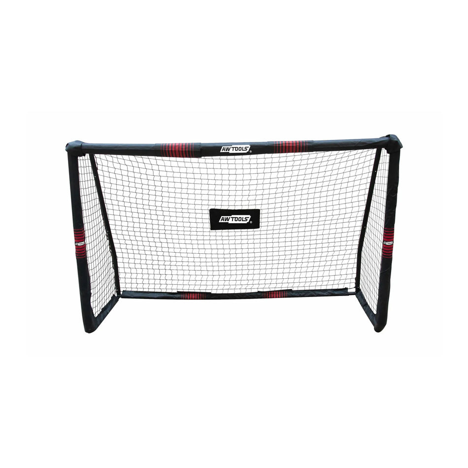 AWTools Voetbaldoel met stalen frame en schuimrubber 180x120x60 cm