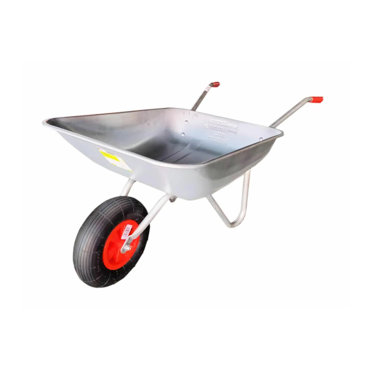 AWTools Tuinkruiwagen 65 liter met pneumatisch wiel en kunststof velg