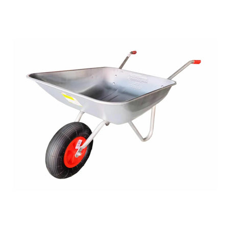 AWTools Tuinkruiwagen 65 liter met pneumatisch wiel en kunststof velg