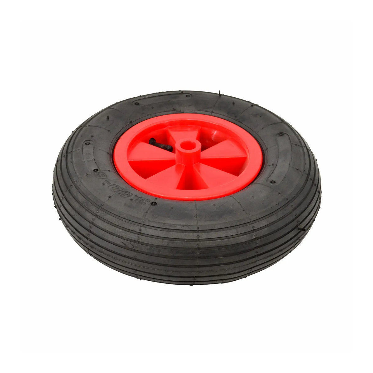 AWTools pneumatisch wiel met kunststof velg 3,50x6 2-laags 1,3 kg
