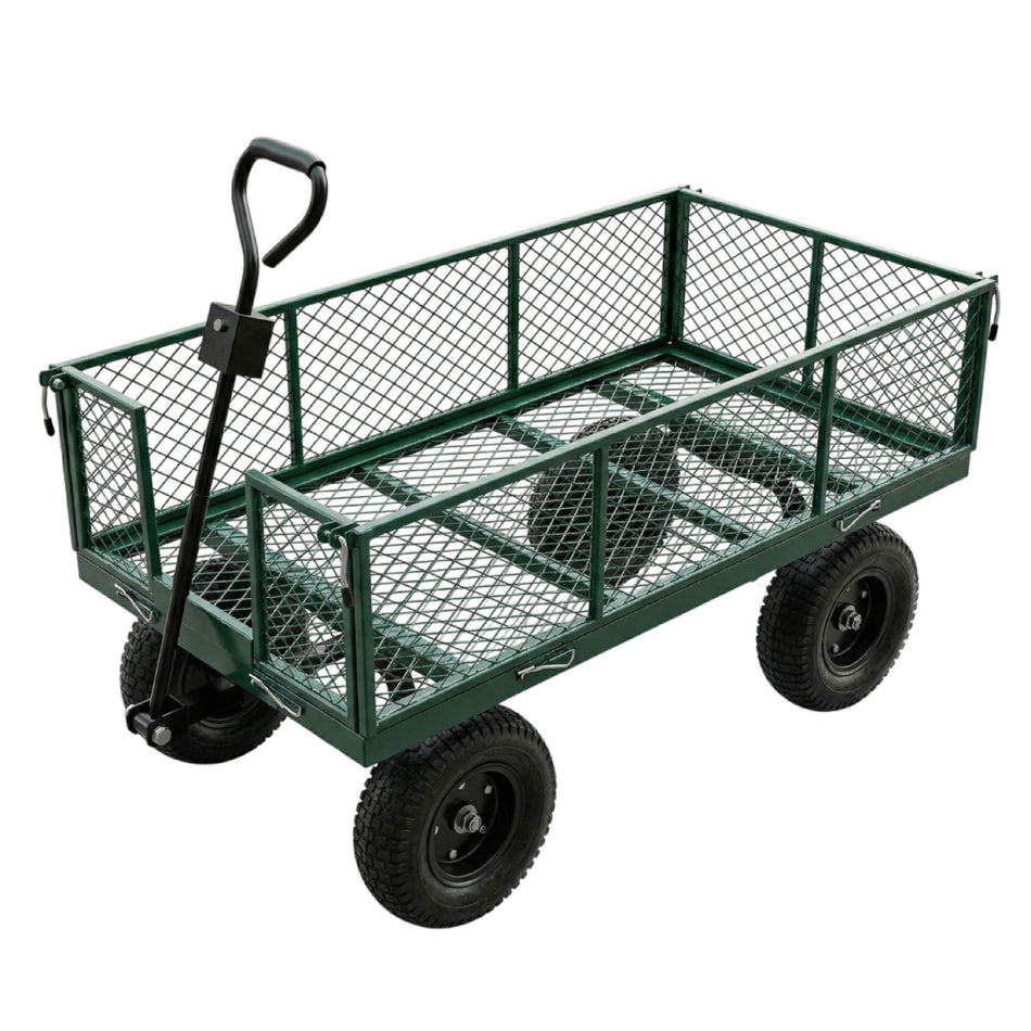 AWTools Tuinwagen transportwagen 500 kg 123,5x61,5x103,5cm