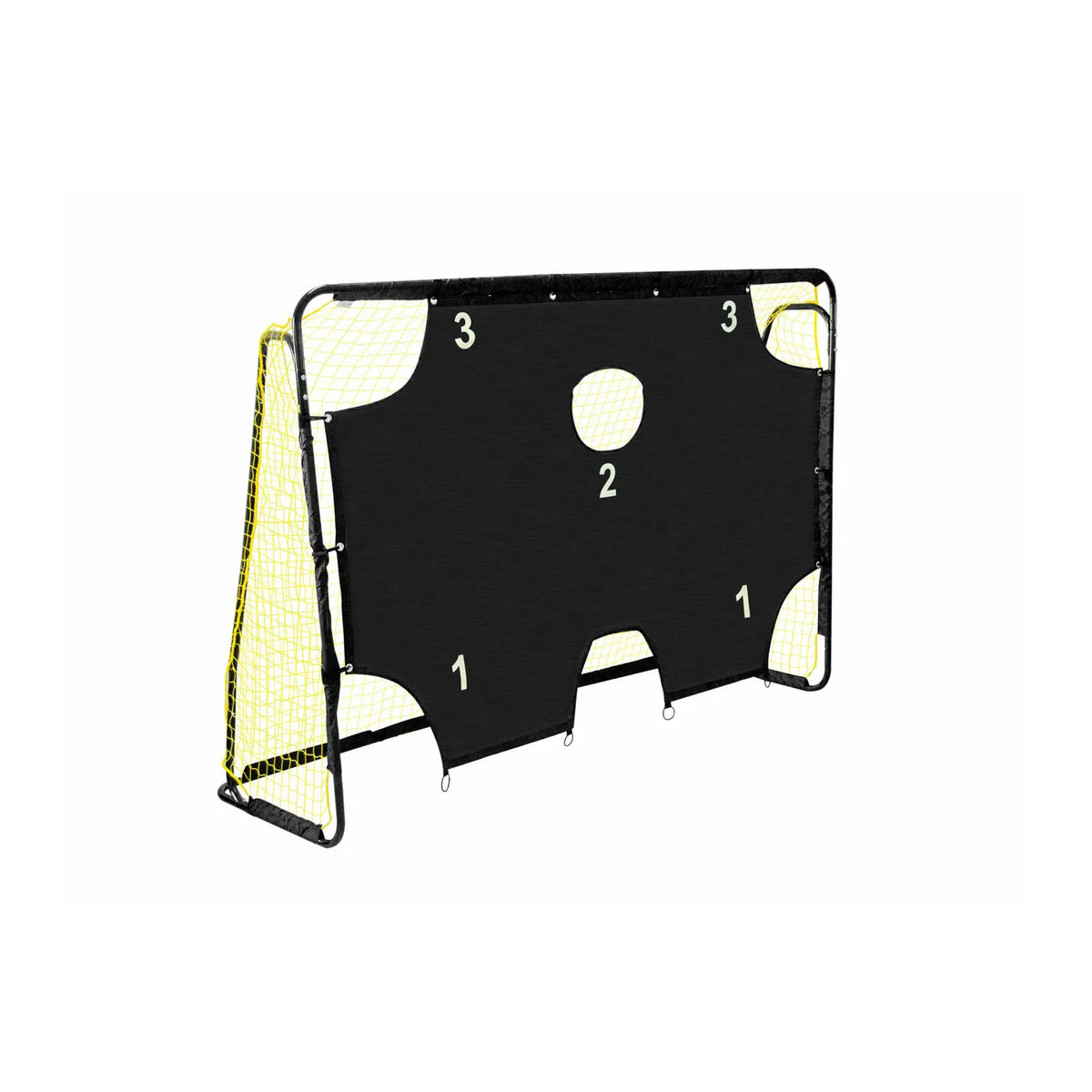 AWTools Voetbaldoel met stevig staalframe en PE-net 213x153x76 cm