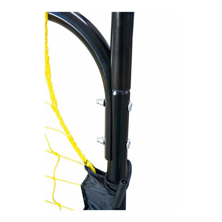 AWTools Voetbaldoel met stevig staalframe en PE-net 213x153x76 cm