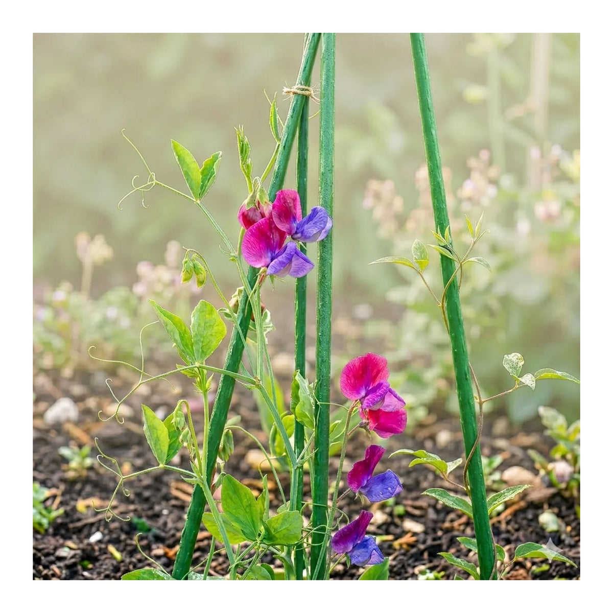 AWTools stalen tuinstokken voor plantenondersteuning 11 mm x 180 cm 10 stuks