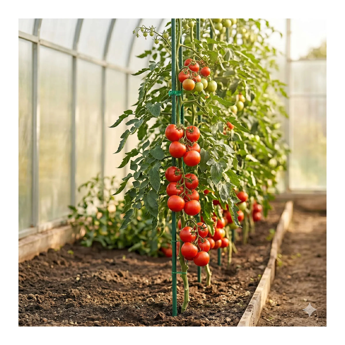 AWTools stalen tuinstokken voor plantenondersteuning 11 mm x 180 cm 10 stuks