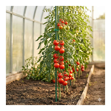 AWTools stalen tuinstokken voor plantenondersteuning 11 mm x 180 cm 10 stuks