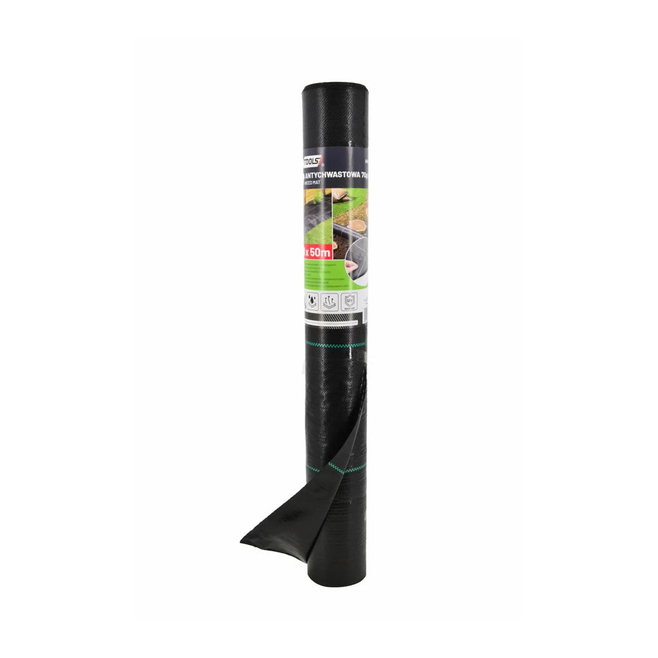 Onkruiddoek 70 g/m² 0,8 x 100 m zwart