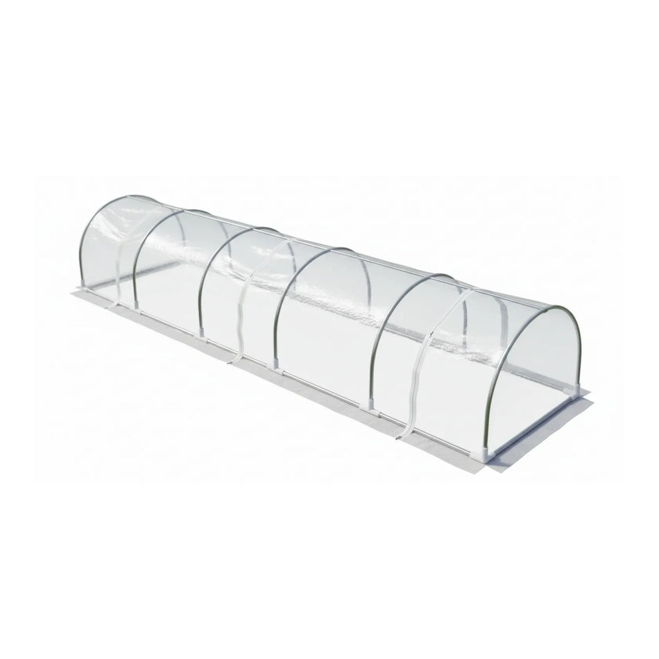 AWTools Folietunnel met staalframe en PVC-folie 300x60x45cm