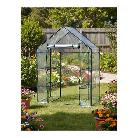 AWTools Foliekas met 4 planken 140x71x195cm