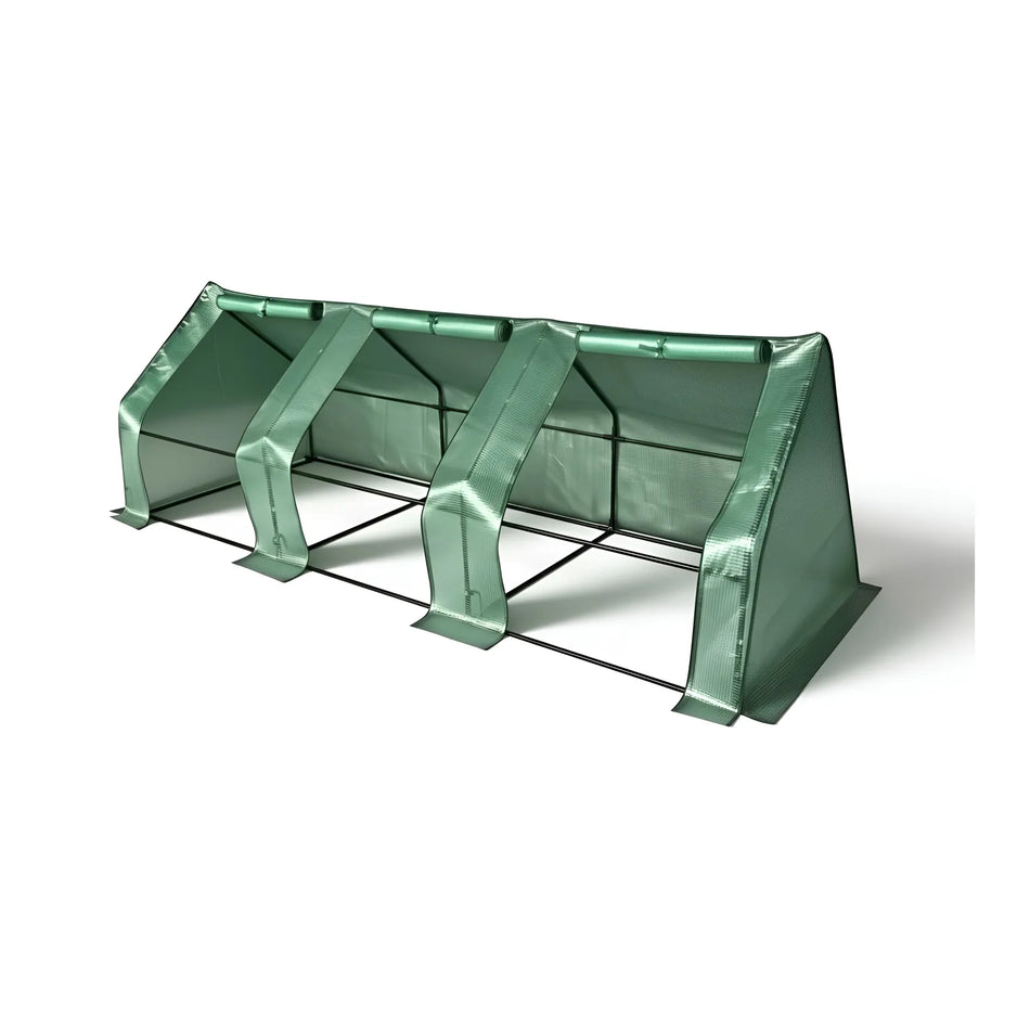 AWTools Tunnelkas mini met stalen frame en PE-folie 295x95x95cm