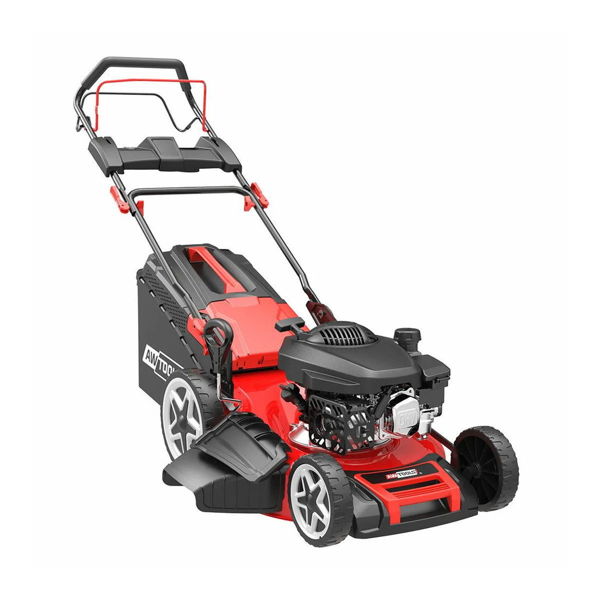 AWTools benzine grasmaaier met achterwielaandrijving 51 cm 4,0 pk 173cc