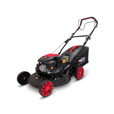 AWTools Benzine grasmaaier achterwielaandrijving 3,5PK 150cc 46 cm Black Line