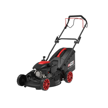 AWTools Benzine grasmaaier achterwielaandrijving 3,5PK 150cc 46 cm Black Line