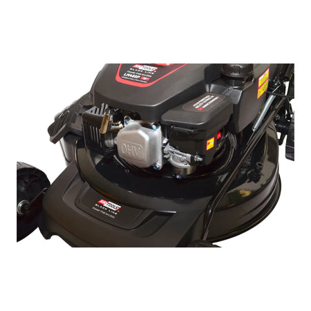 AWTools Benzine grasmaaier achterwielaandrijving 3,5PK 150cc 46 cm Black Line