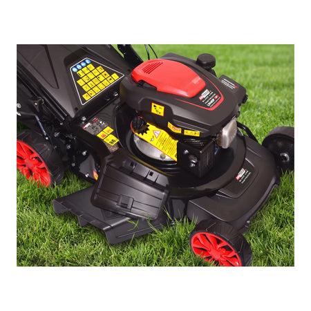 AWTools Benzine grasmaaier achterwielaandrijving 3,5PK 150cc 46 cm Black Line