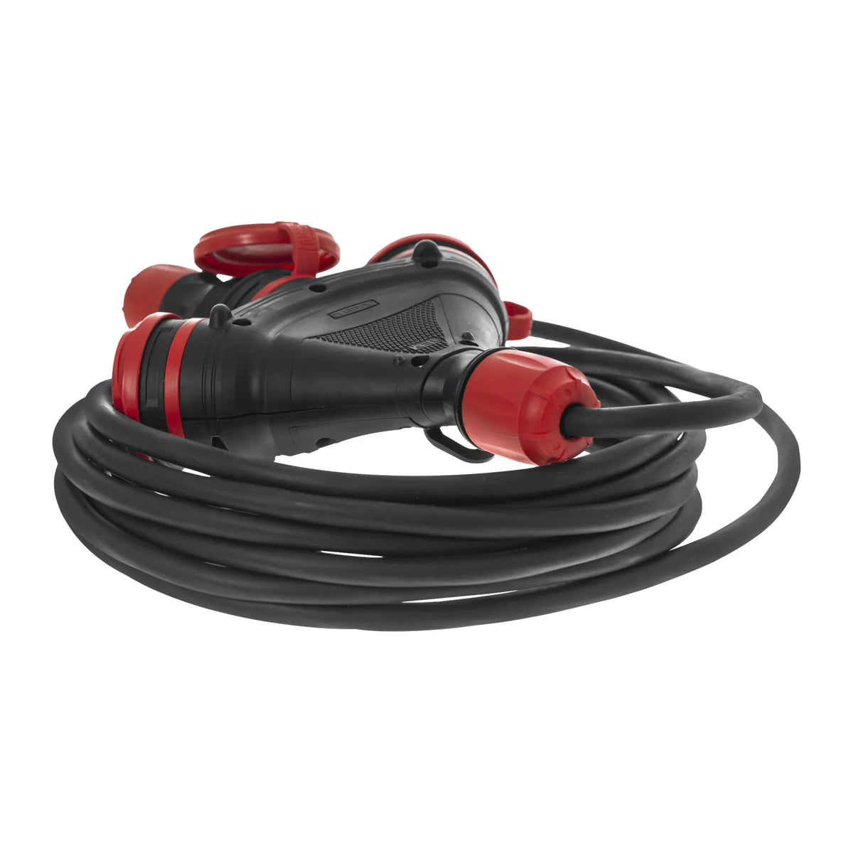 AWTools verlengsnoer met 3 stopcontacten IP54 10m 3x2,5mm²
