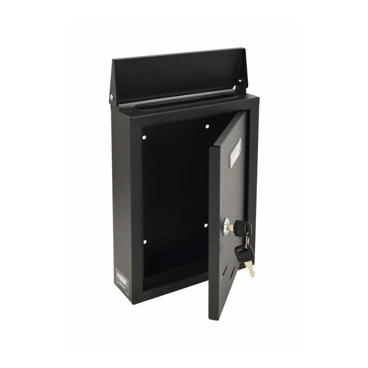 AWTools Brievenbus zwart geschikt voor A5 300x200x65mm