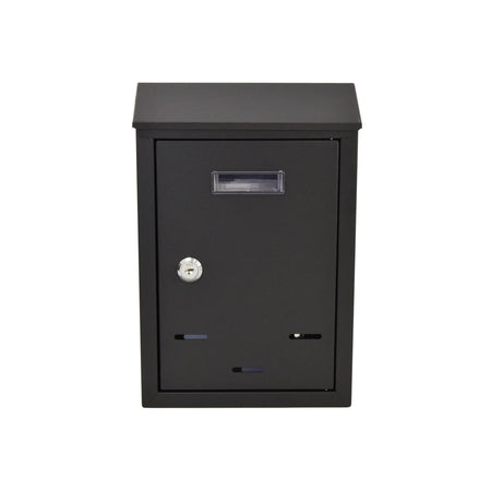 AWTools Brievenbus zwart geschikt voor A5 300x200x65mm