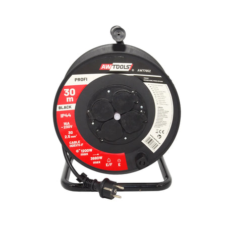 AWTools verlengsnoer op haspel 40m 16 A IP44