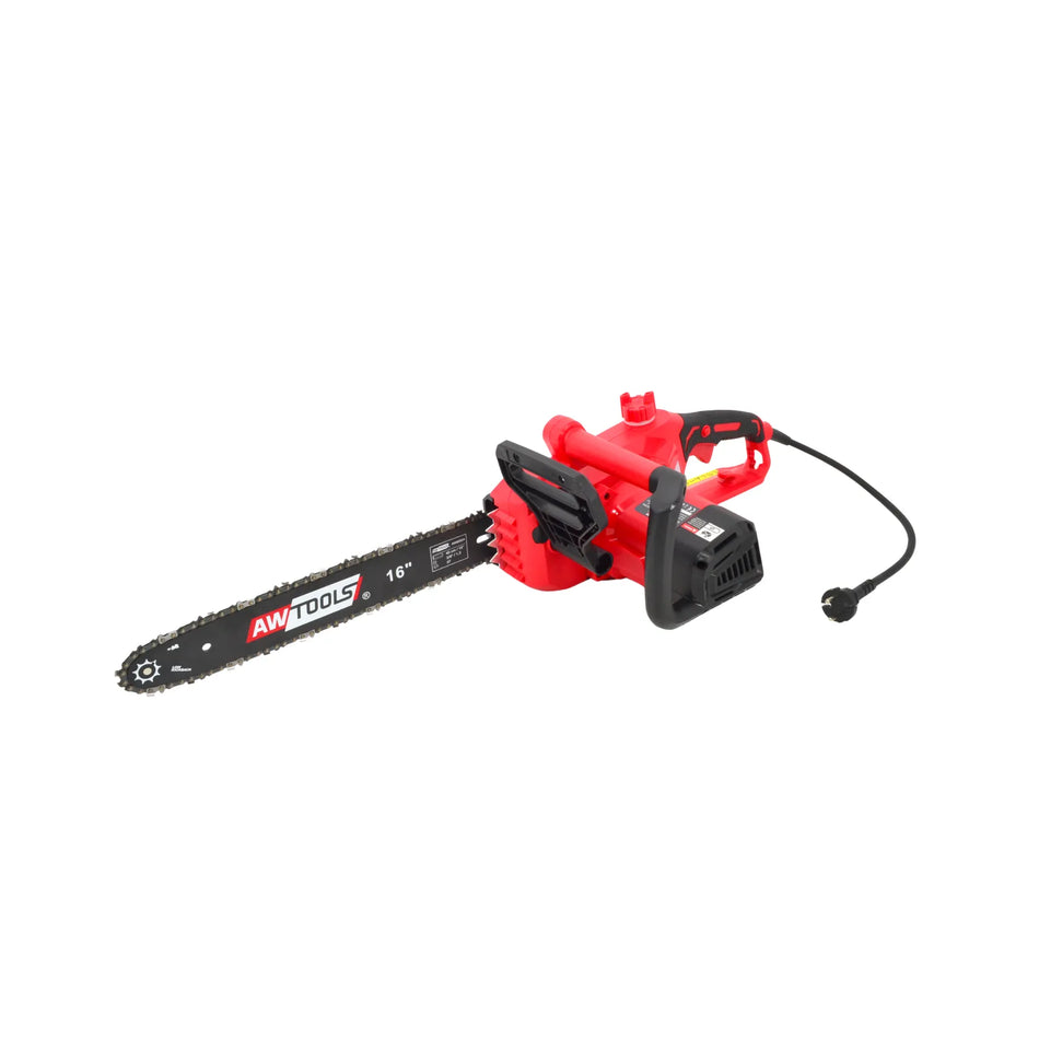 AWTools elektrische kettingzaag met 2200 W motor en 40cm geleiderail AW7J170