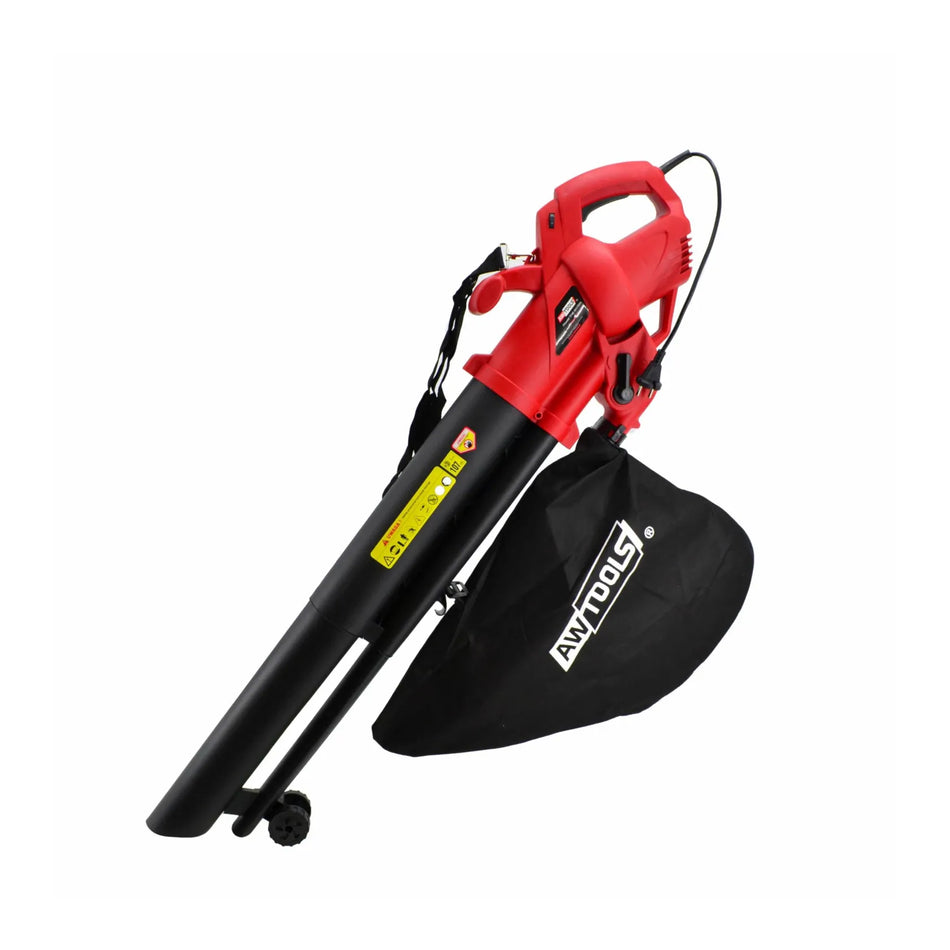 AWTools Bladblazer en Bladzuiger 3200 W met 40 liter opvangzak