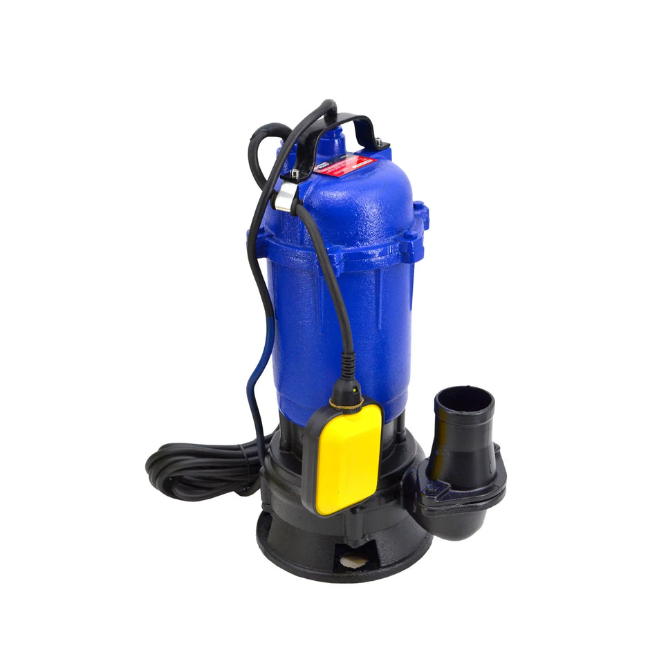 AWTools Dompelpomp voor vuil water met versnipperaar en vlotterschakelaar 1050W