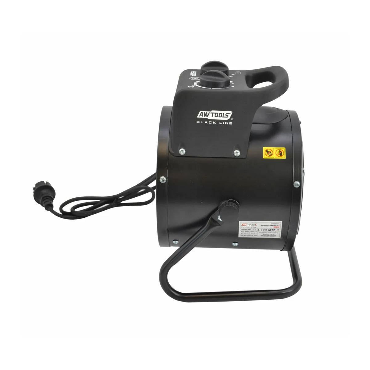 Elektrische buisverwarmer Prof 2 kW HE2TP Black Line