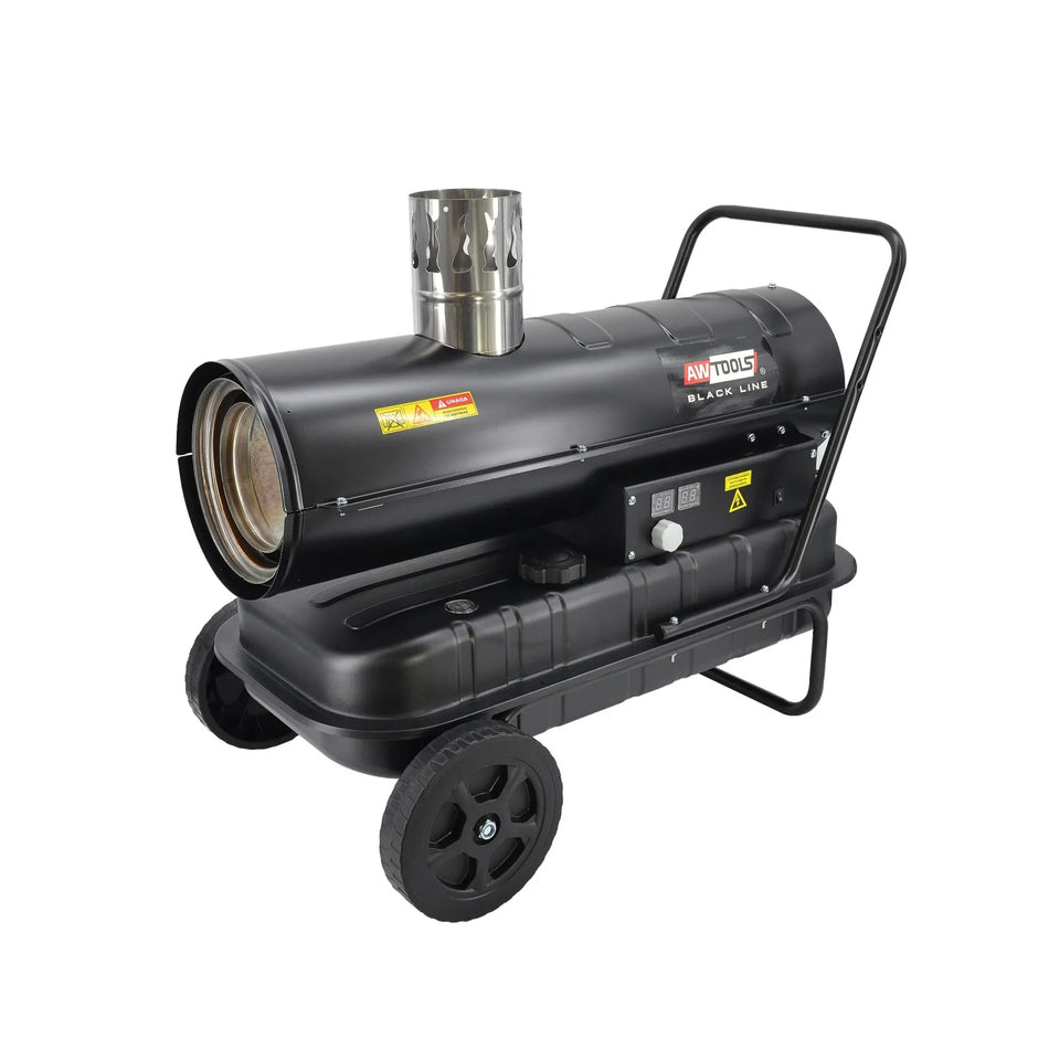 oliegestookte heater met rookafvoer 20 kW HD20C Black Line