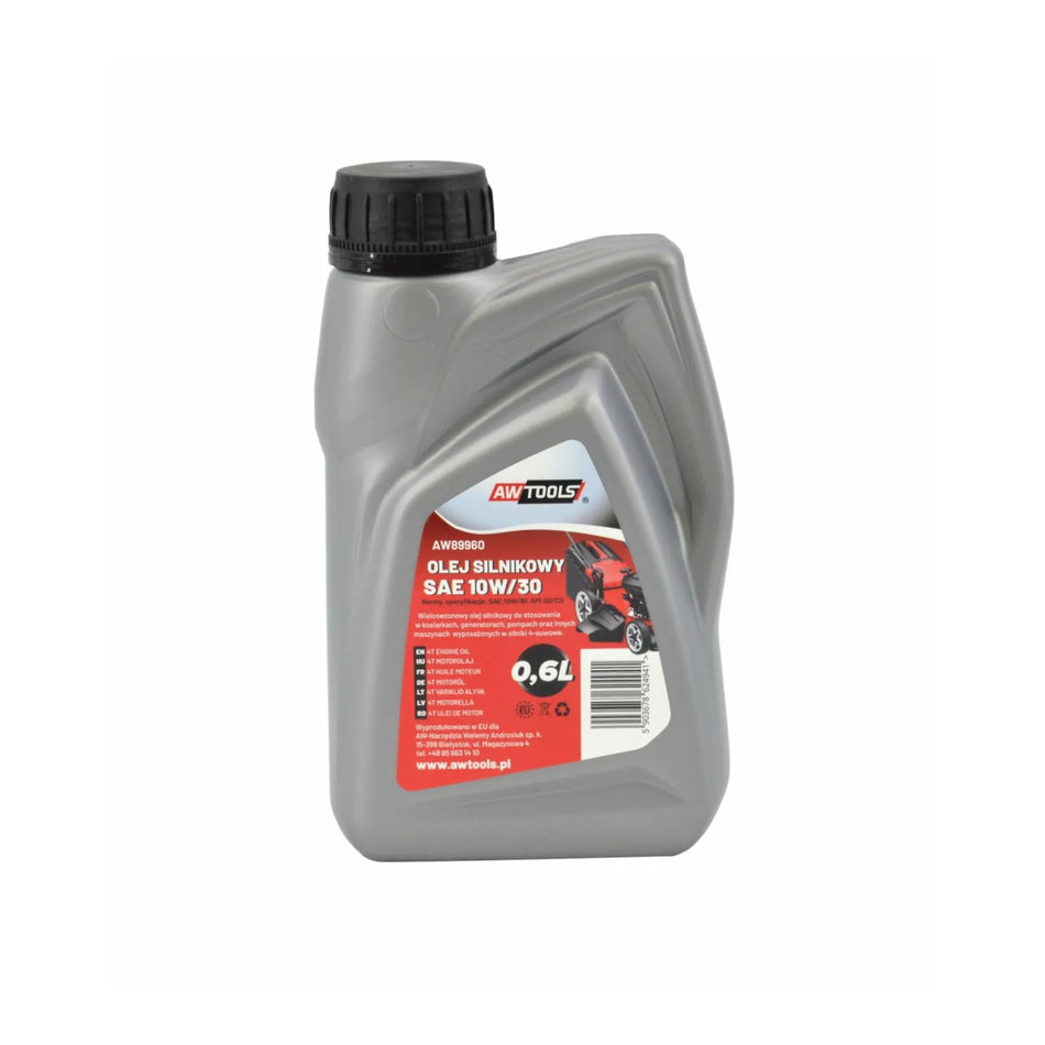 AWTools Motorolie 4-takt SAE 10 W/30 voor tuinmachines 0,6 L
