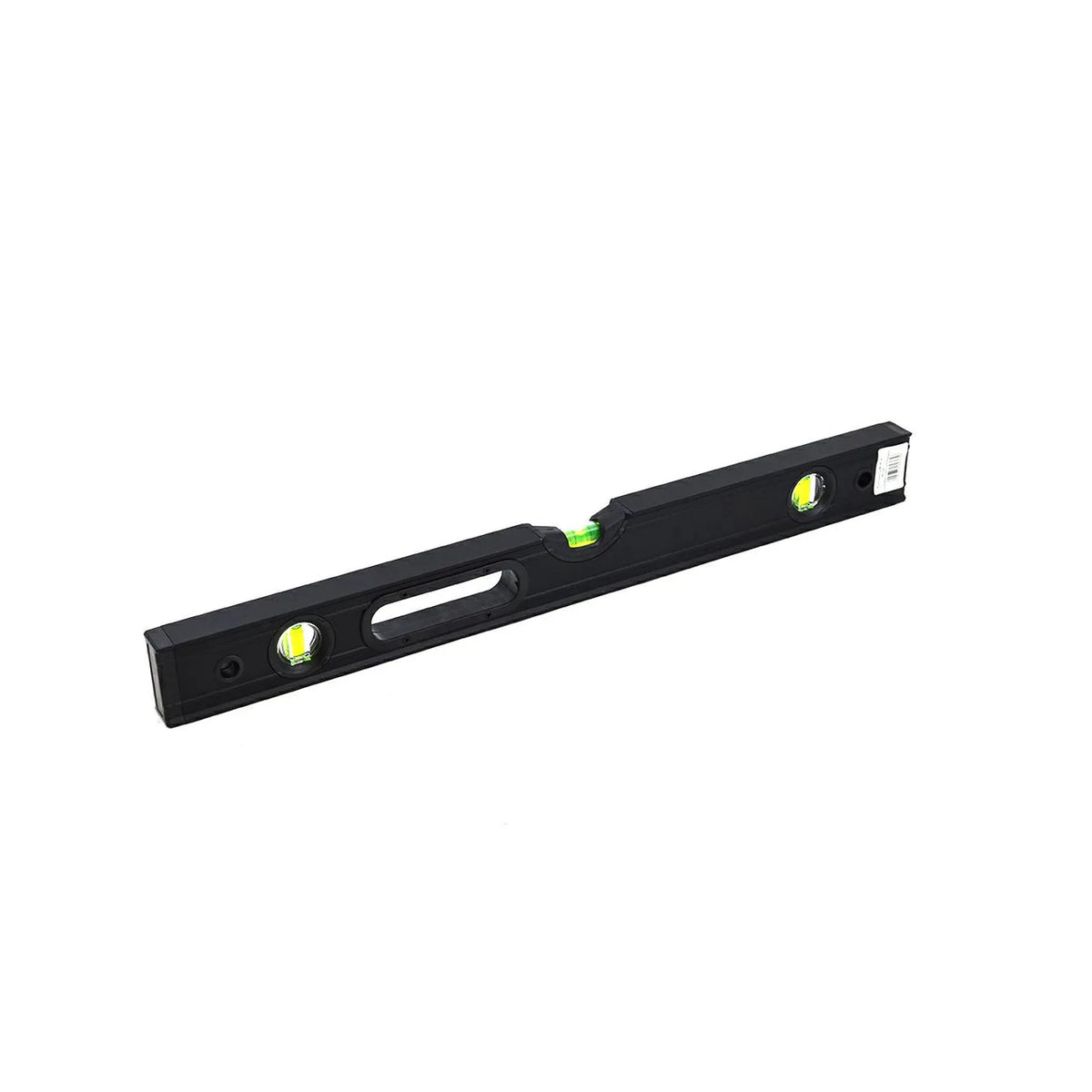 AWTools Aluminium waterpas zwart 200 cm met magneten en handgrepen