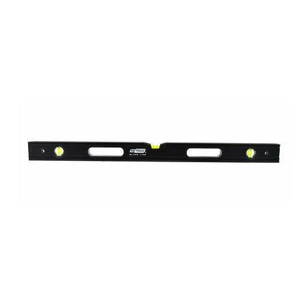 AWTools Aluminium waterpas zwart 200 cm met magneten en handgrepen