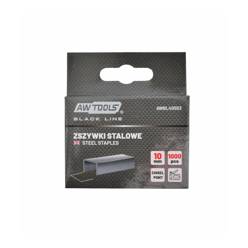 AWTools Zszywki A53 verzinkt 4 mm x 11,4 mm 1000 stuks