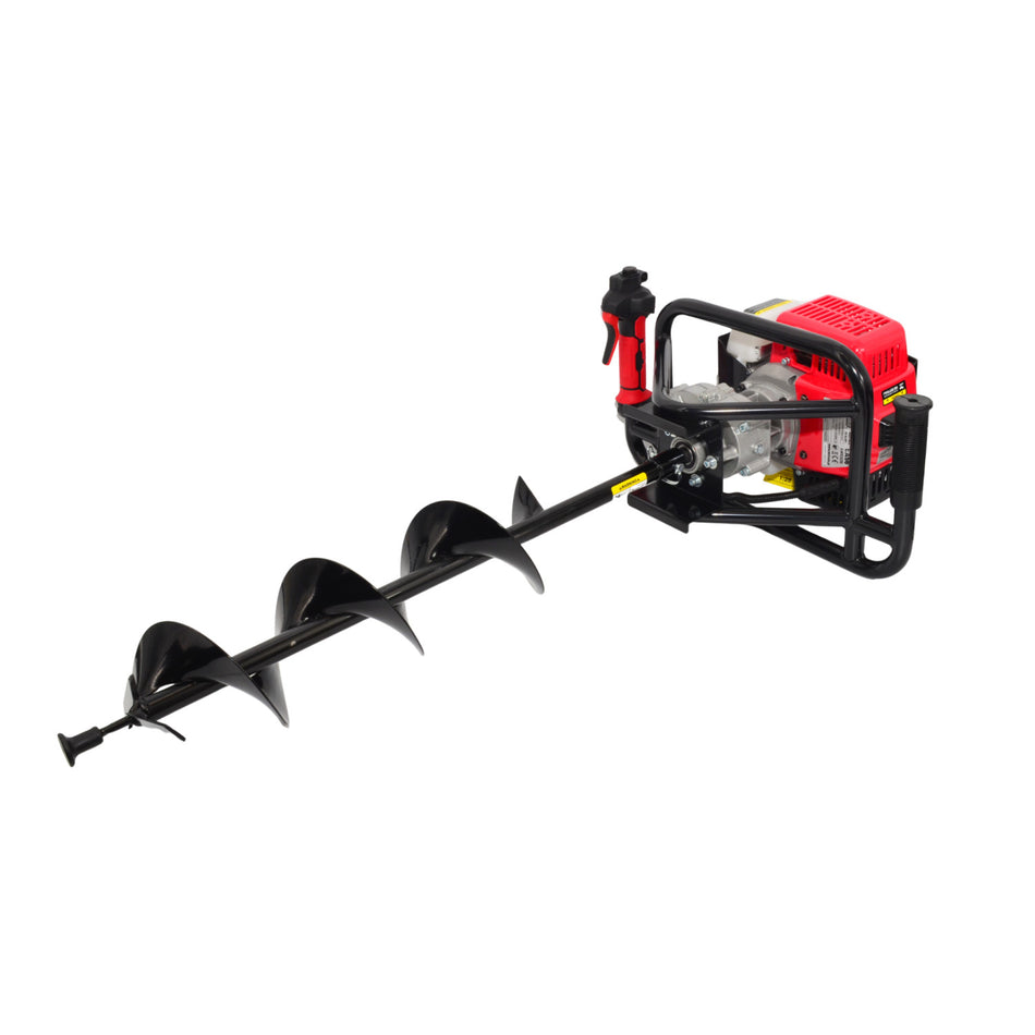 AWTools benzine grondboor EA56 2,3 pk met 3 grondboren